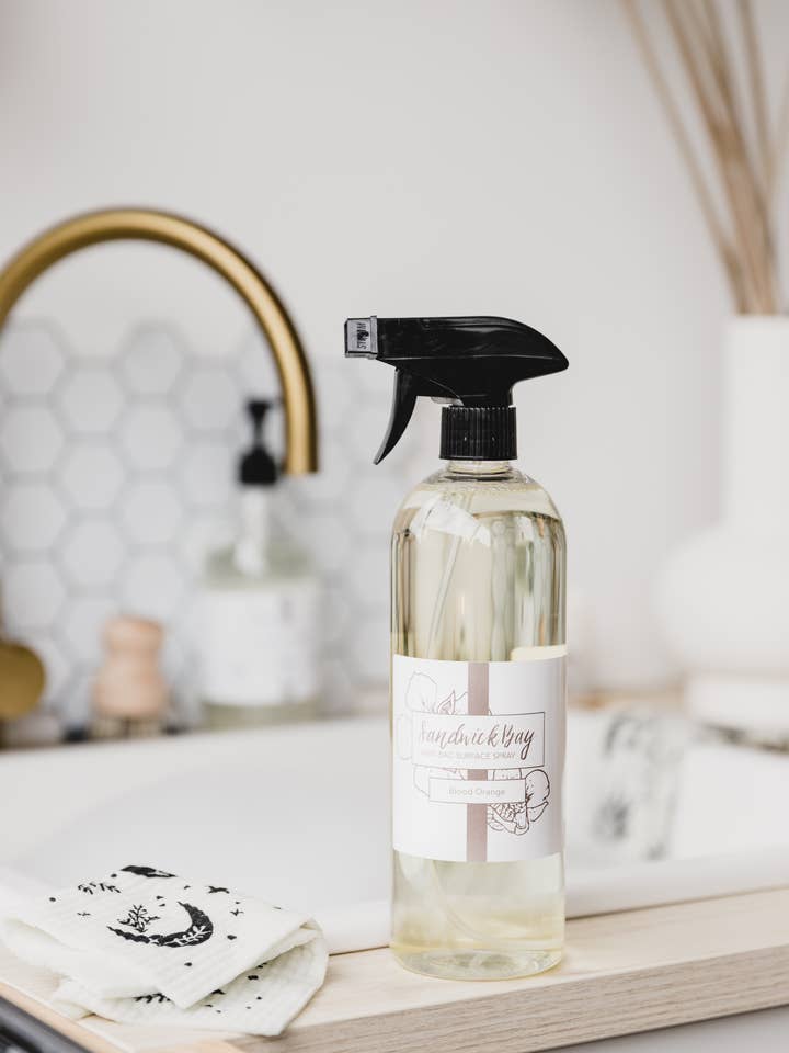 Blood Orange Surface Spray for wholesale by Sandwick Bay Candles