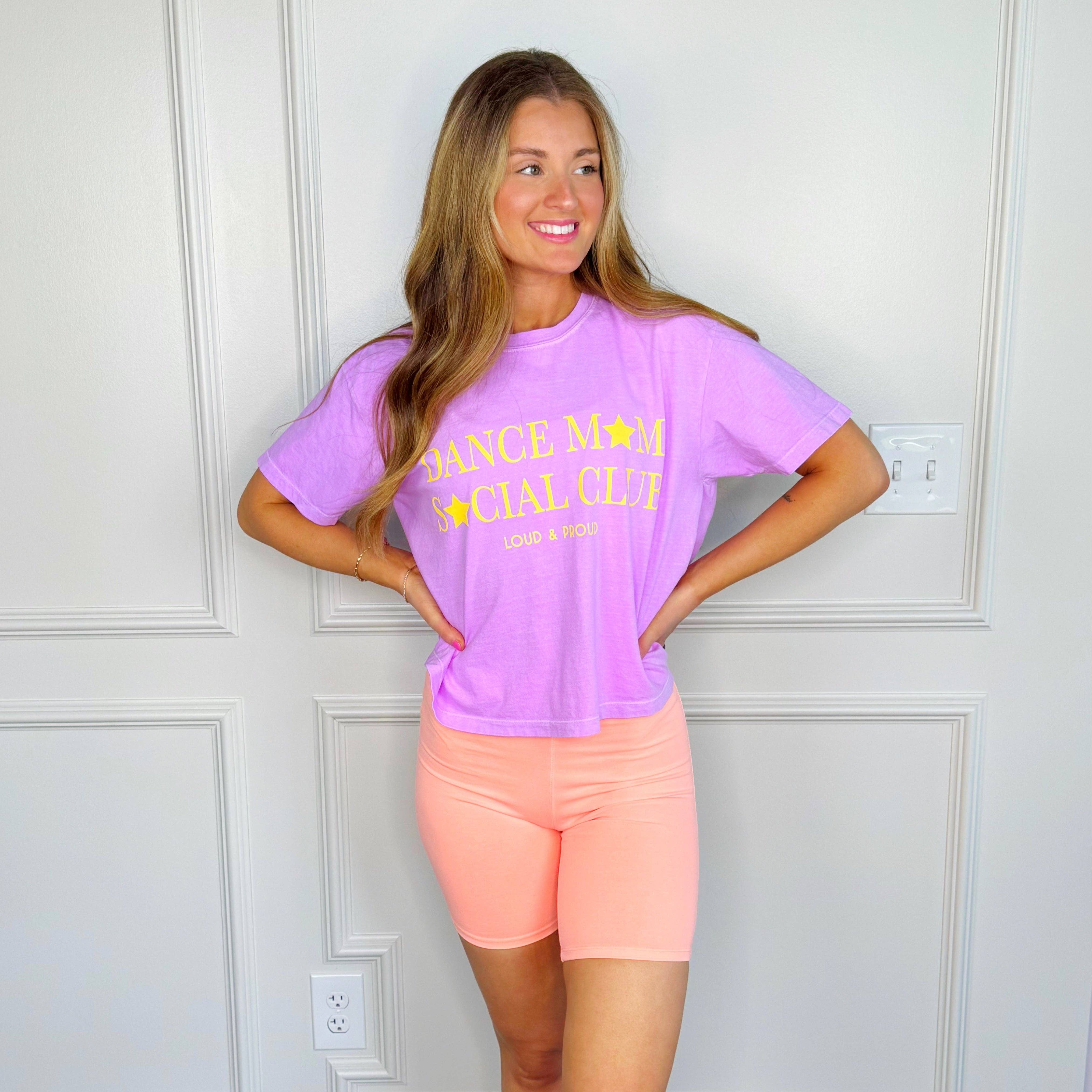 Poppy & Pine – wholesale Screen printed t-shirt – Women′s – Dance Mom Social Club Cropped Tee1