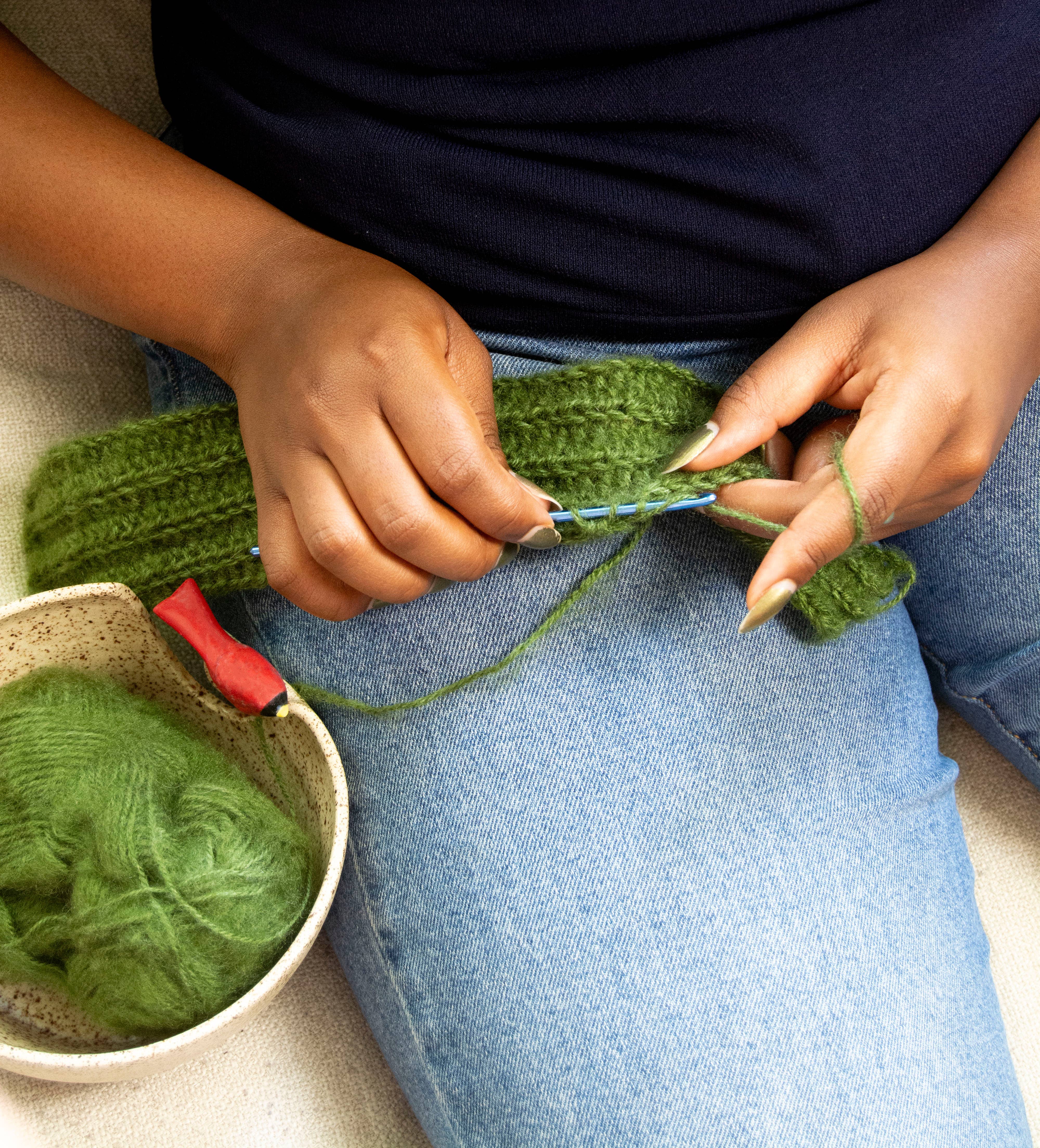 Cōppa Cōllaborative LLC - Wholesale Knitting/Crochet Supplies - Ceramic Birdie Yarn Bowl11