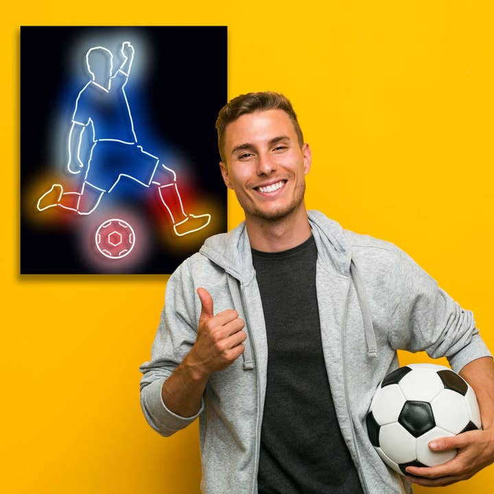 LED Neon Sign GLASGOW RANGERS FANS with remote control for wholesale by Mad About Neon