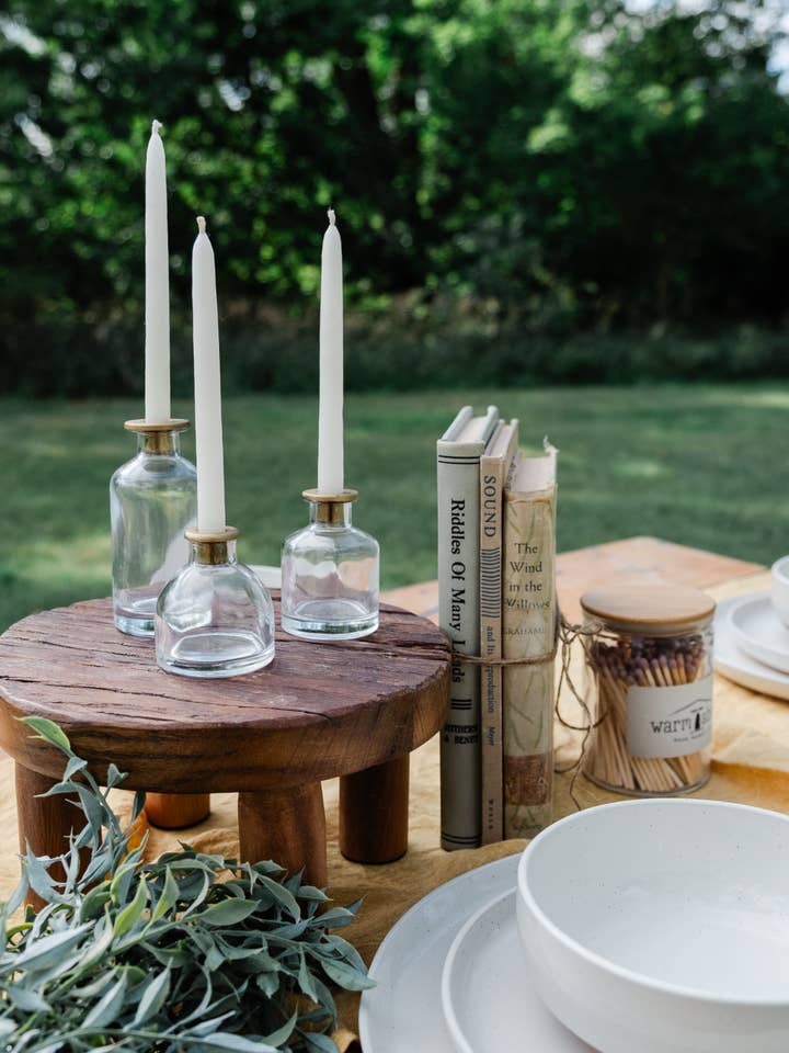 Round Stool Pedestal for wholesale by Made Market Co.