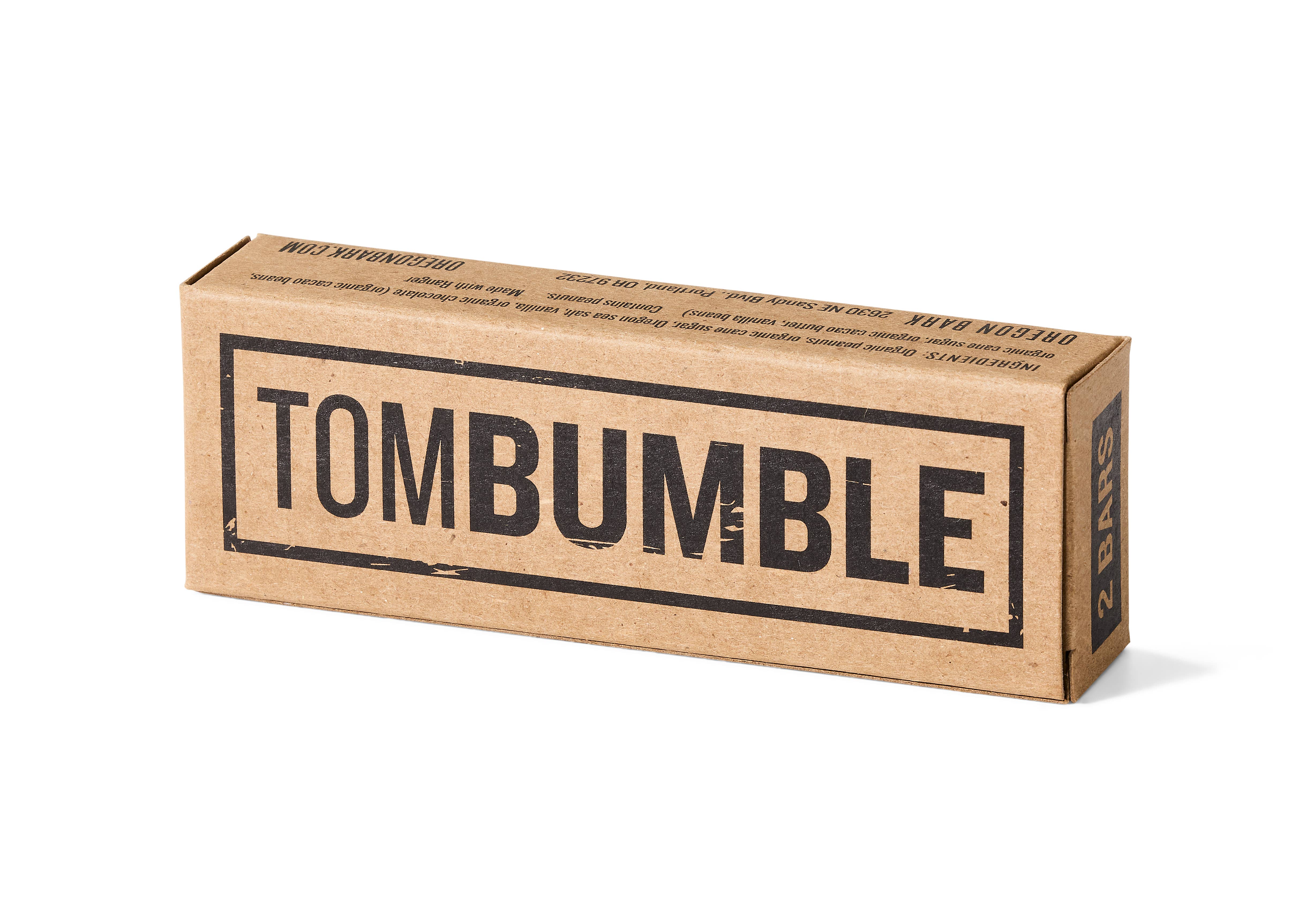 Oregon Bark - Vente Boîtes de chocolats - Boîte à 2 barres Tom Bumble - Bonbons en flocons au beurre de cacahuète et chocolat1