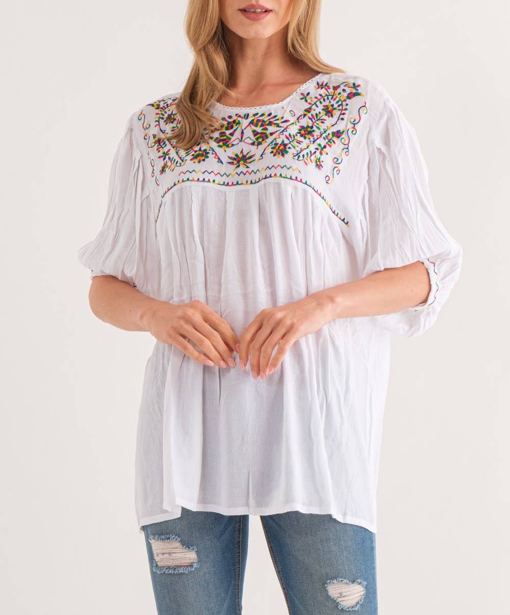 Raj Trading & Imports (USA) Inc. - Vendita all'ingrosso Camicetta - Donna - Top Ricamato Miley3