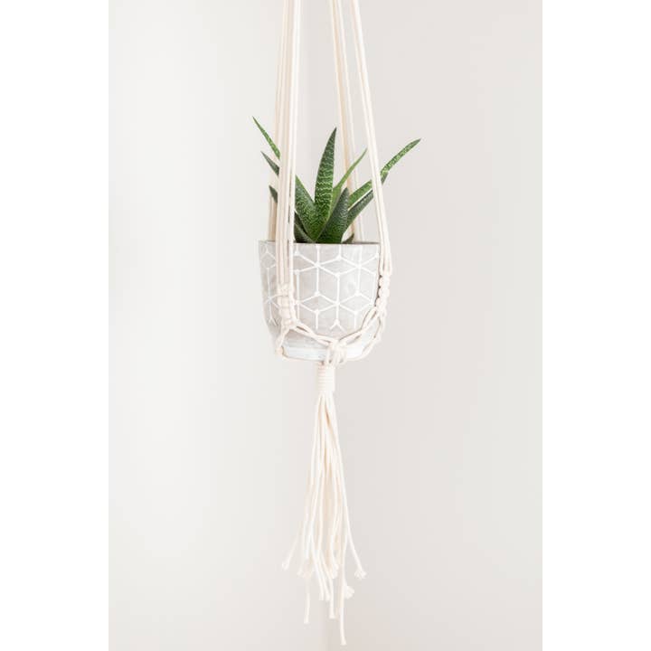 "The Plant Lady" - Macrame Planter for wholesale by bohoLIVING