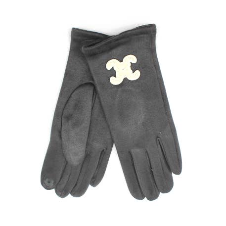 Vimoda - Wholesale Gloves - Women's - GANT Suede gloves with CC LOGO3