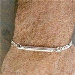 Luxe Design Jewellery - Wholesale Charm/Dangle Bracelet - Men's Cylinder Urn Bracelet for Cremation Ashes3