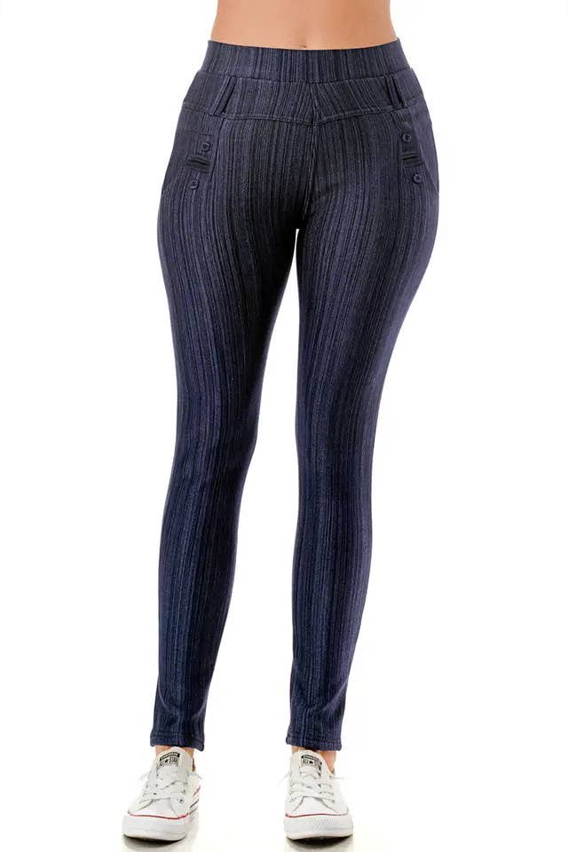 Color 5 - Wholesale Pants - Women's - Winter fur lined  warm skinny jegging pants with pockets5