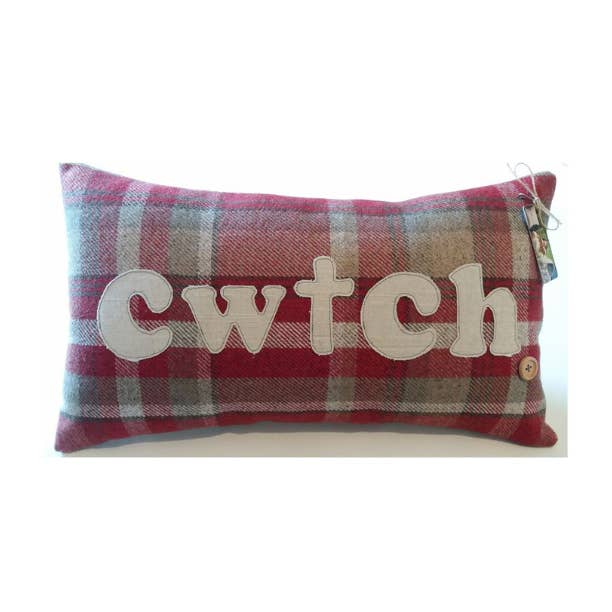 Signature Collection Cwtch/Cwtsh Cushion - Colours to choos for wholesale by Sweet Williams