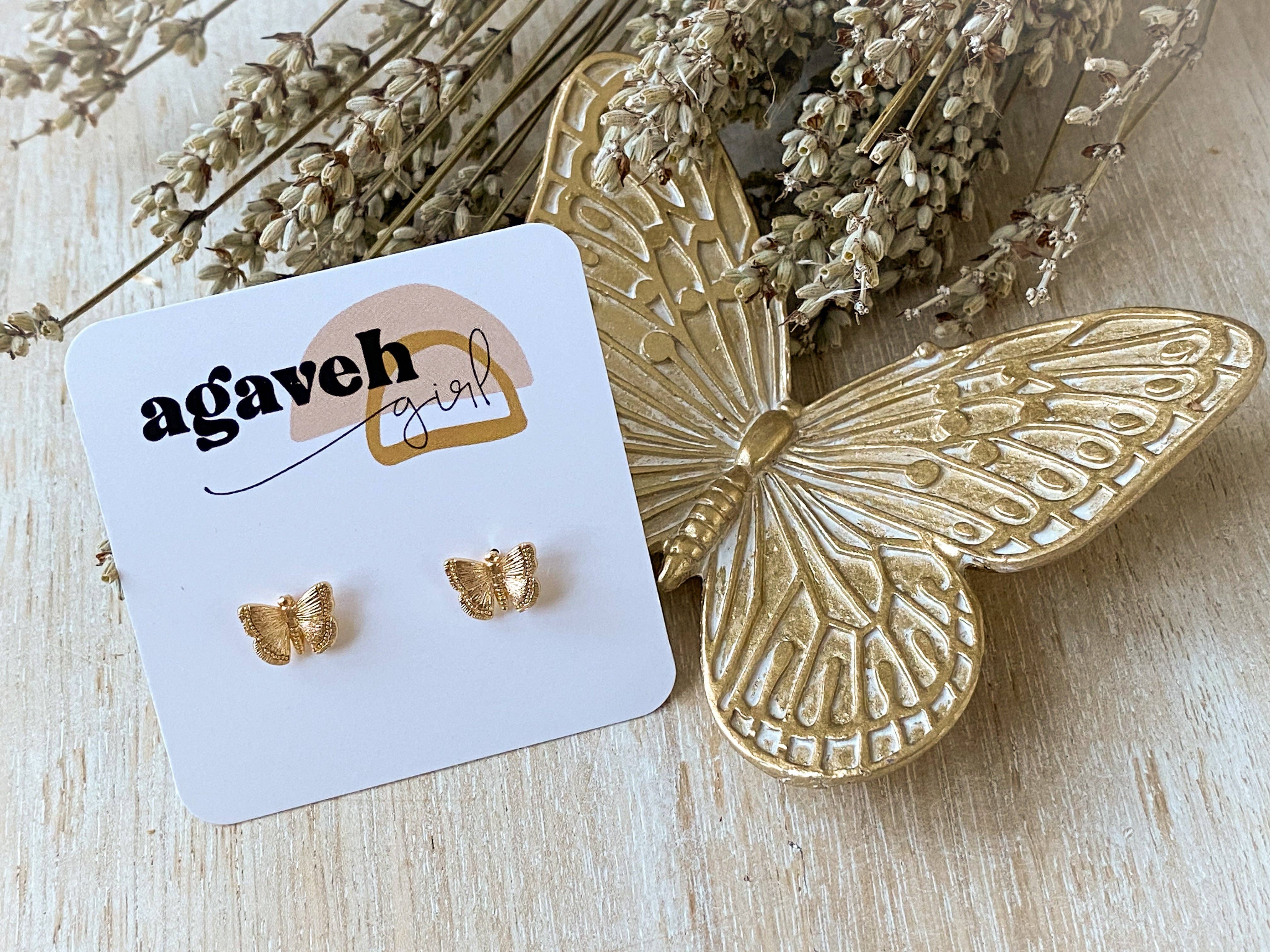 Agaveh girl – wholesale Stud/post earrings – Juniper Studs5