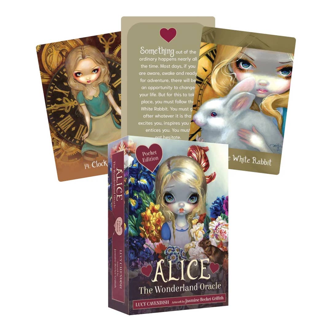 Cardshouse - Wholesale Tarot Cards - Alice The Wondeland Pocket Oracle cards Blue Angel0