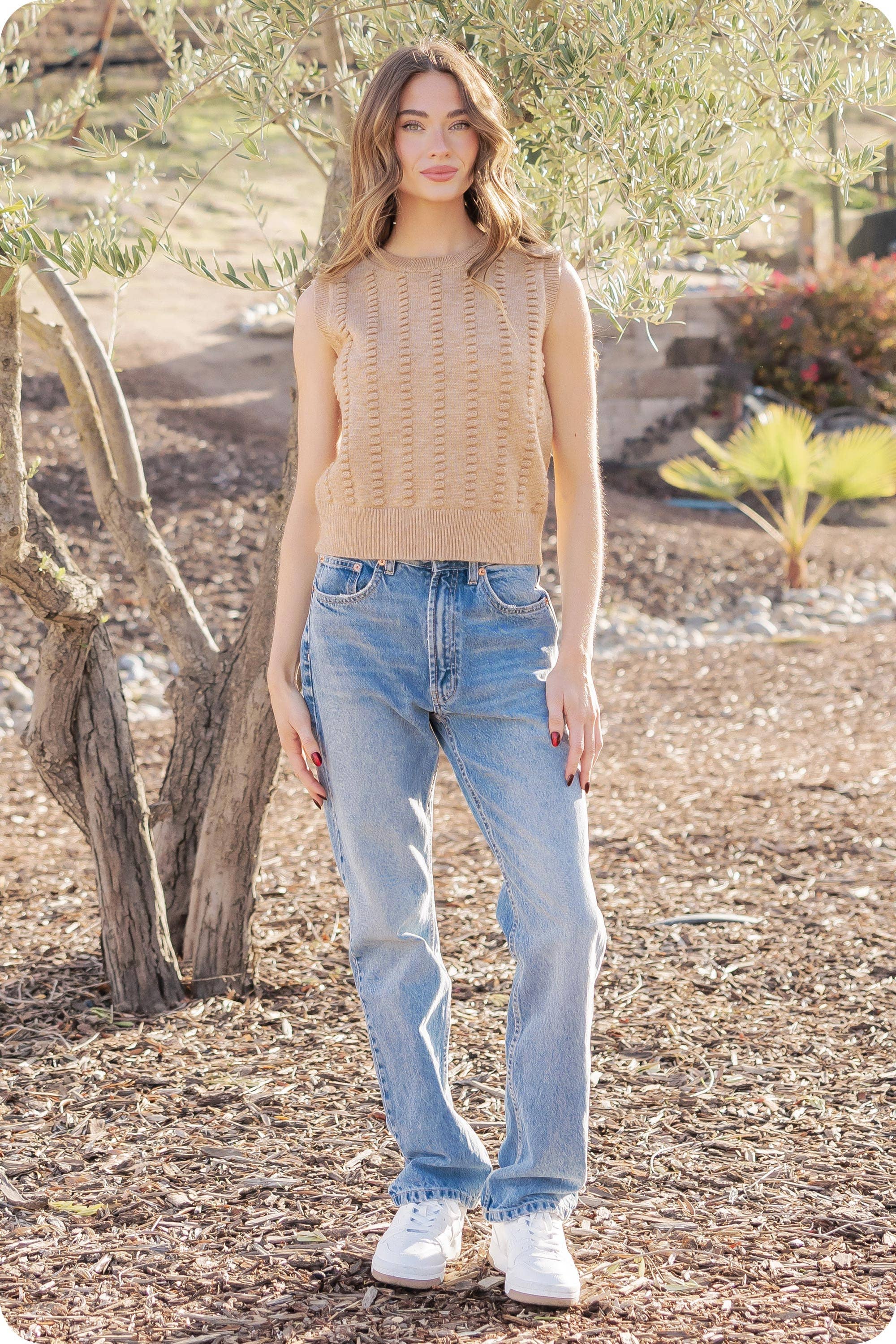 Strut & Bolt - Wholesale Outerwear Vest - Women's - Textured Sweater Vest16