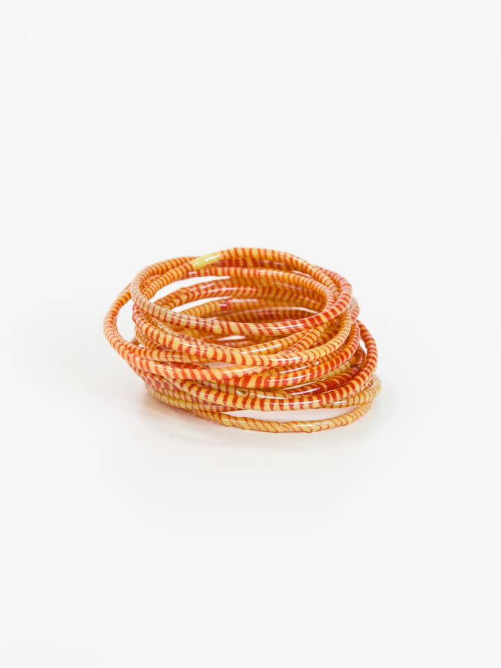 Beach Bangles - Sunny Orange for wholesale by BECASA