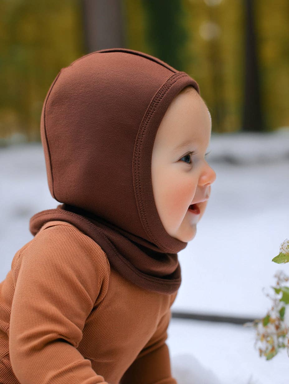 Lille Barn - Wholesale Beanie - Kids - Wollen Kids Balaclava / Balaclava - Cinnamon0