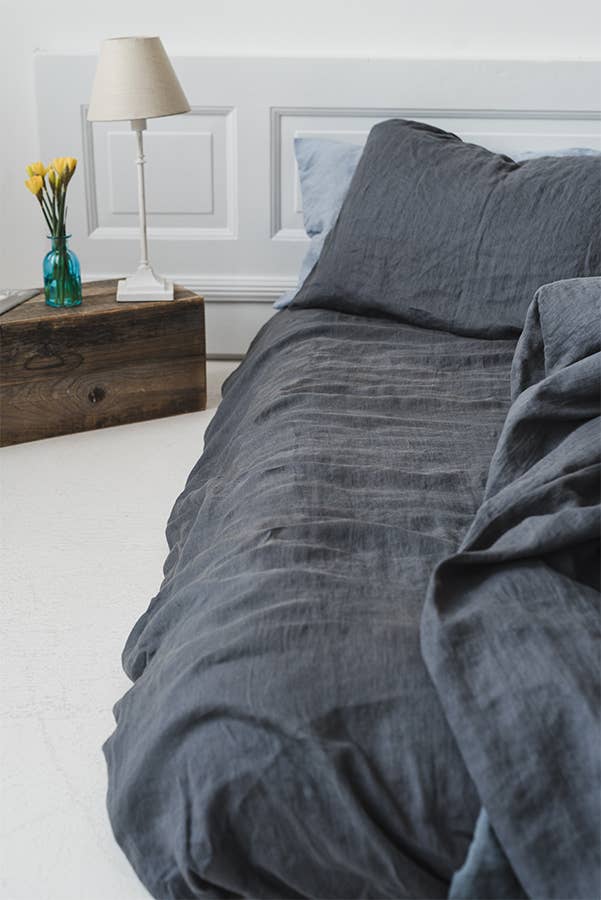 Epic Linen - Wholesale Fitted Sheet - Linen Fitted Sheet, Various Colors and Sizes Soft Bedding3