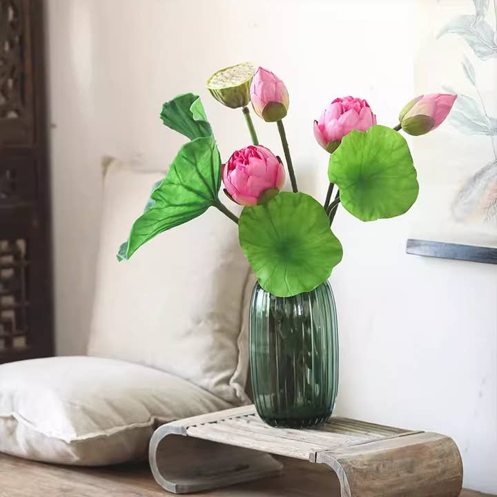 Rustic Reach - Wholesale Artificial Flowers - Artificial Lotus Flower and Seedpod4