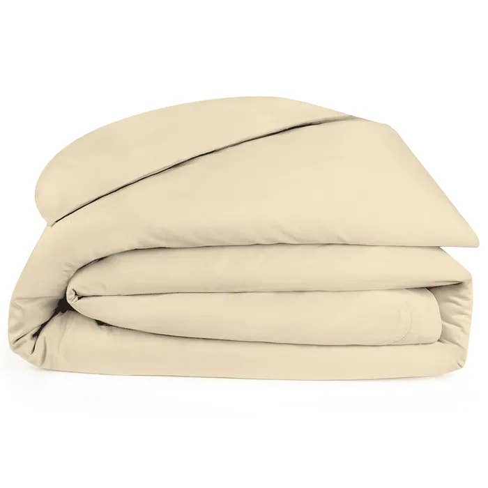 Sunrise Ivory King Sateen Duvet Cover for wholesale by Bombacio