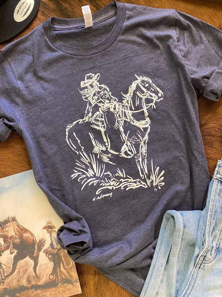 Ranch Girl Gear - Wholesale T-Shirt (Graphic) - Women's - Cowgirl Western Graphic T-ShirtÂ