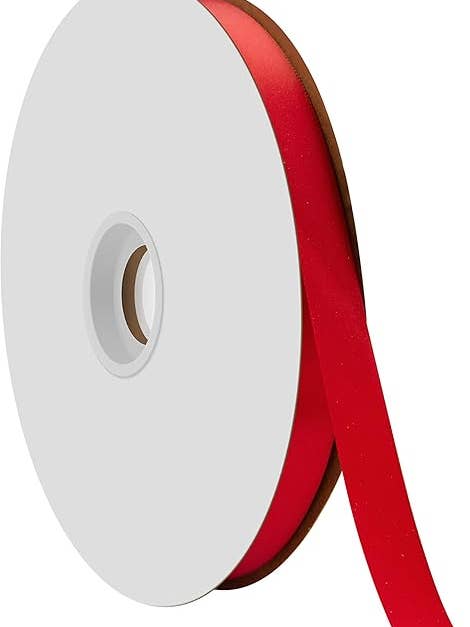 Single-Face Satin Red 5/8" x 100 Yards for wholesale by Berwick Offray Ribbon