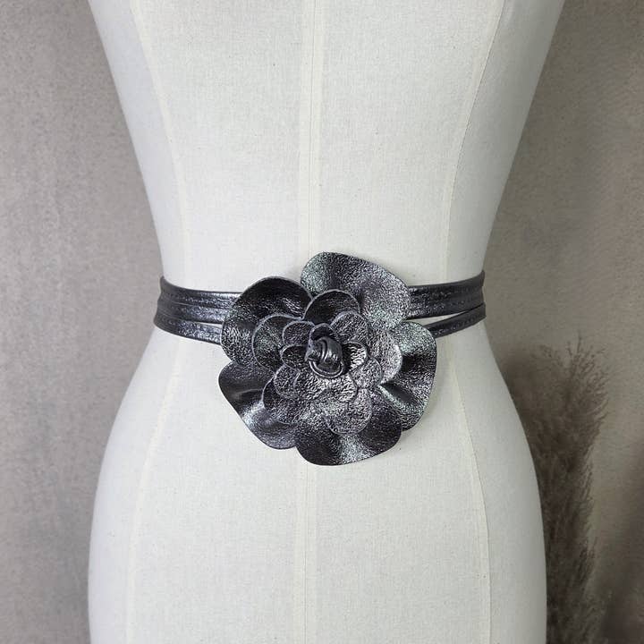 Tempest Designs - Wholesale Belt - Women's - Leather flower belt4