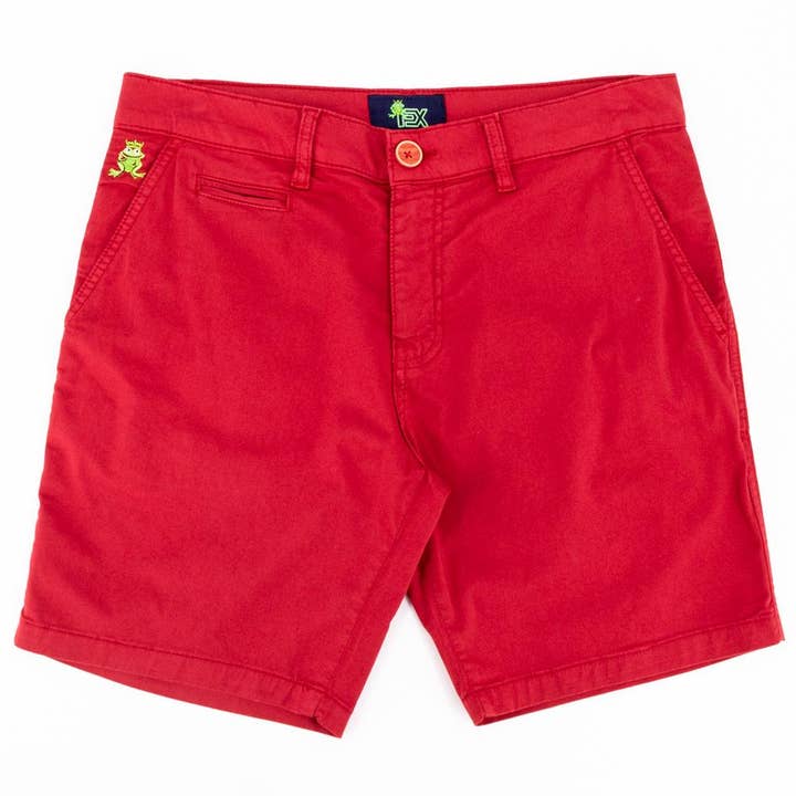 Röd groda Chino Shorts för wholesale av EIGHT X