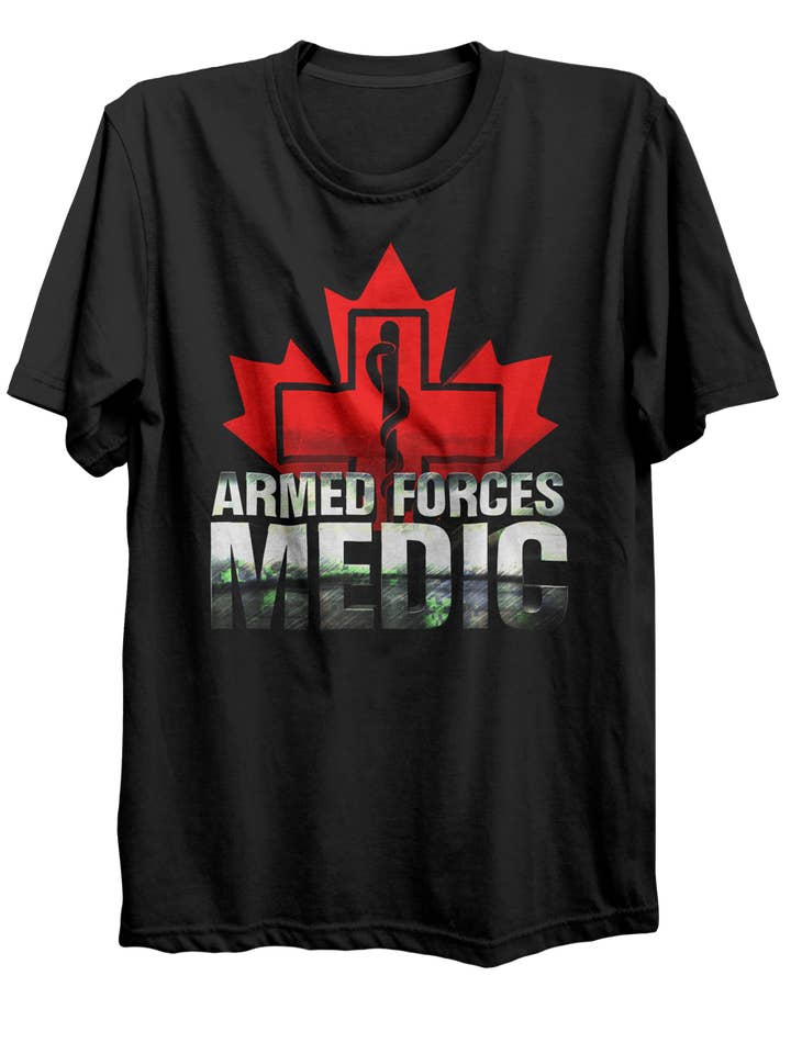T-shirt de médecin des forces armées pour la vente par Canada for Victory