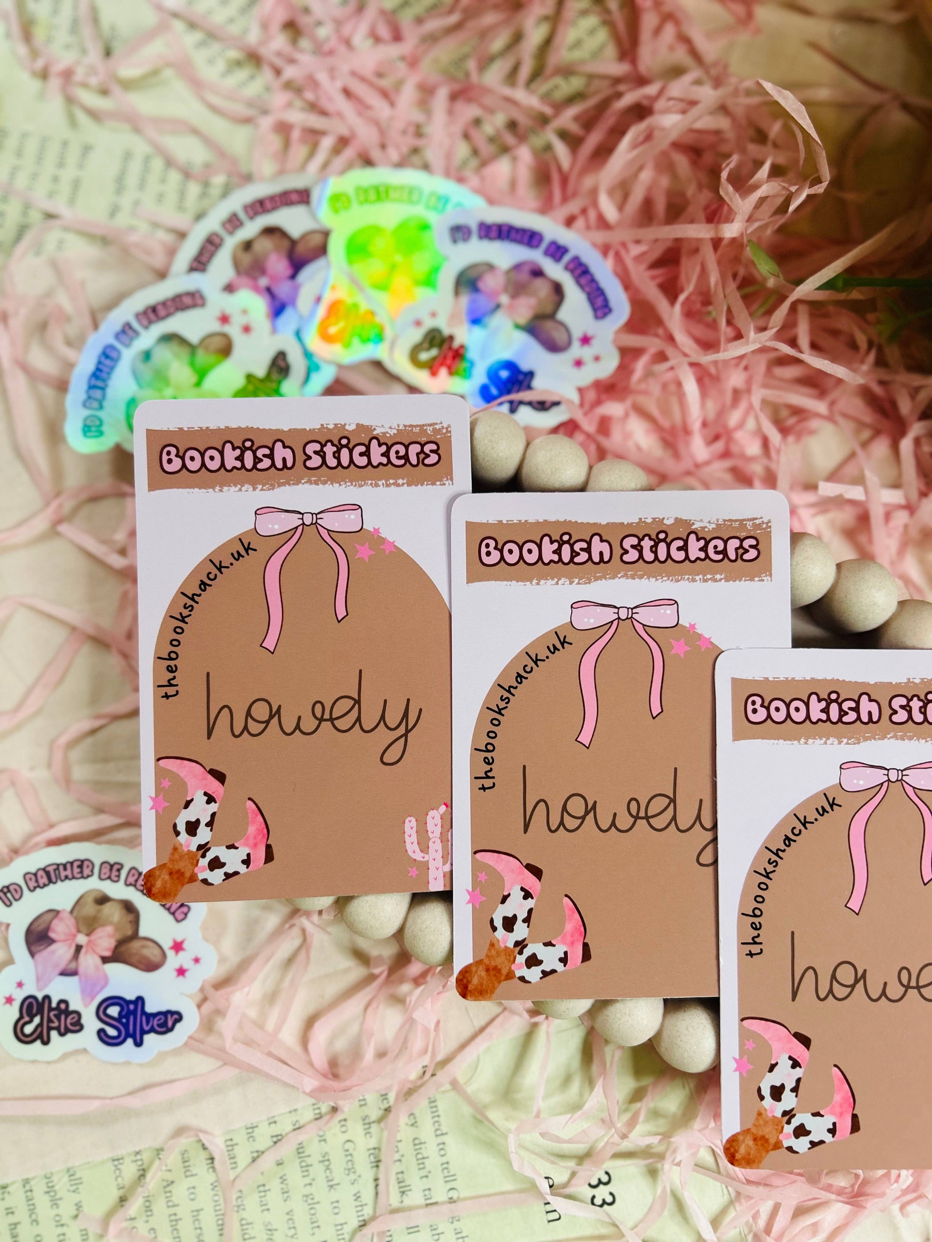 TheBookShack - Wholesale Sticker - I'd Rather Be Reading – Elsie Silver Holographic Sticker2