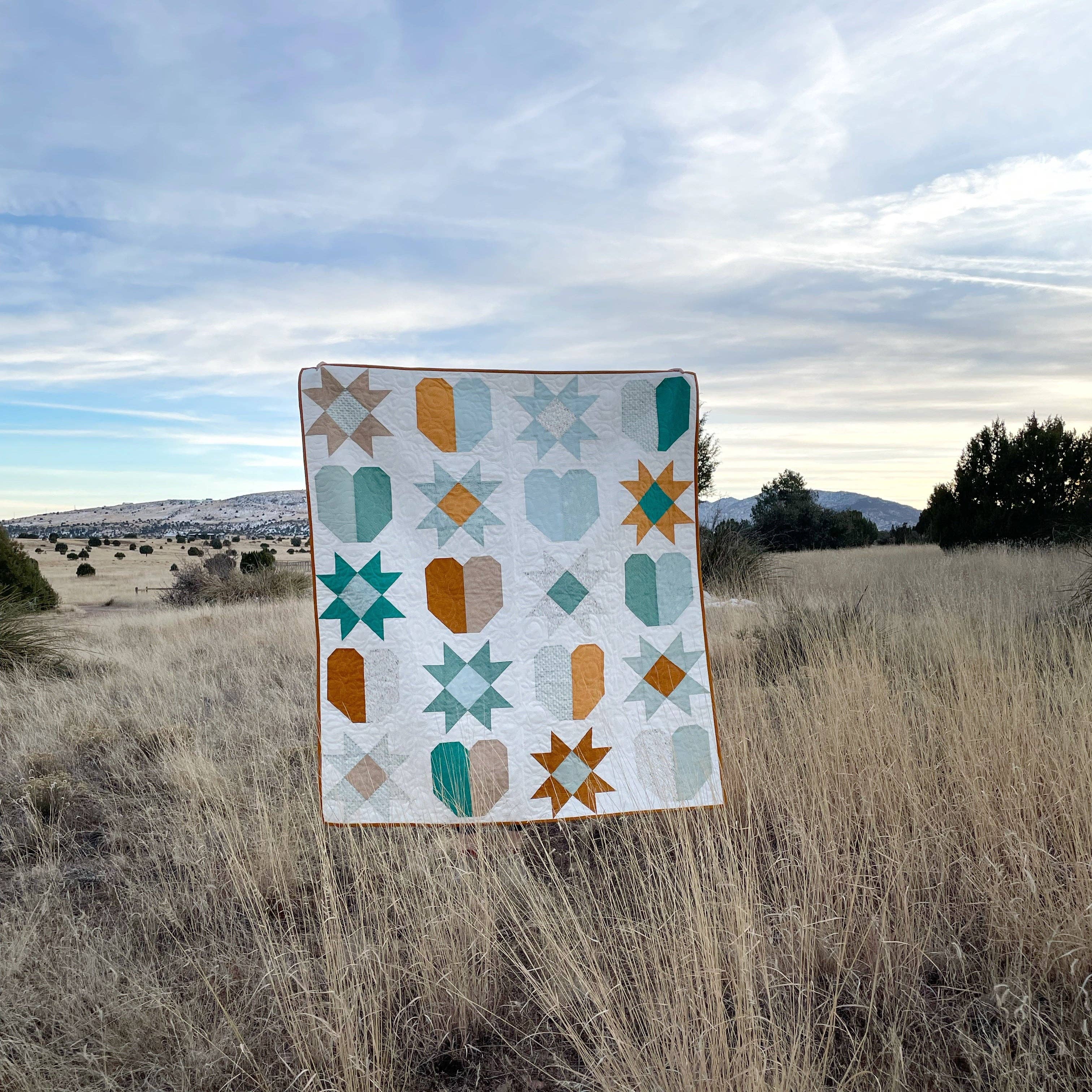 Nollie Bean - Wholesale DIY Craft Kit - Claremont Quilt Pattern (Printed)1