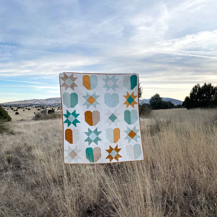 Nollie Bean - Wholesale DIY Craft Kit - Claremont Quilt Pattern (Printed)1