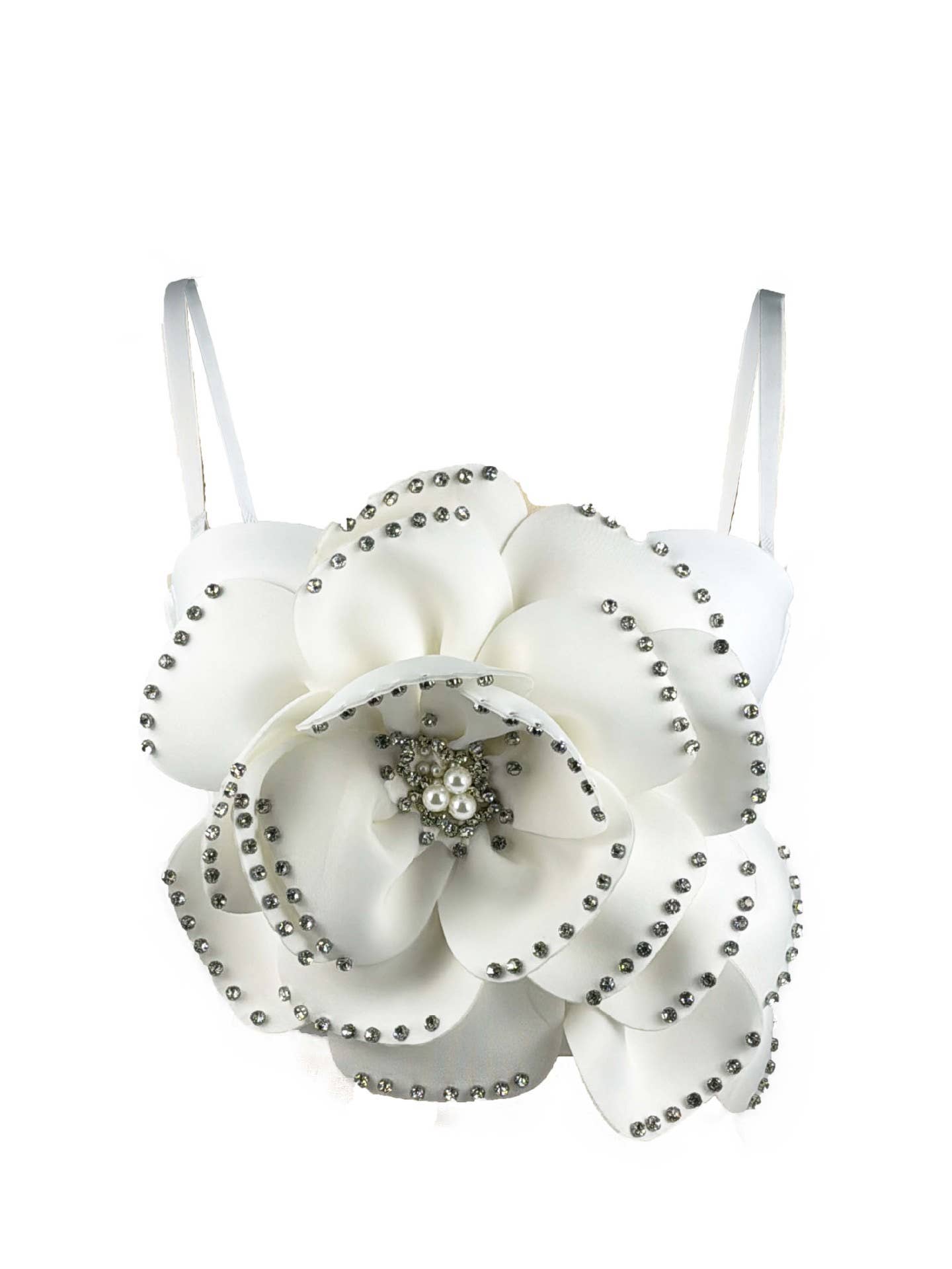 Productseeker - Wholesale Corset - Women's - VE008 Elegant Multi-Layer Beaded Floral Herringbone Bra3