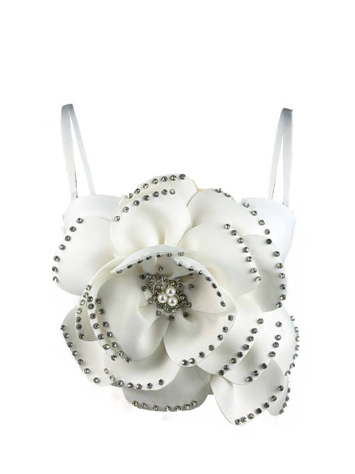 Productseeker - Wholesale Corset - Women's - VE008 Elegant Multi-Layer Beaded Floral Herringbone Bra3