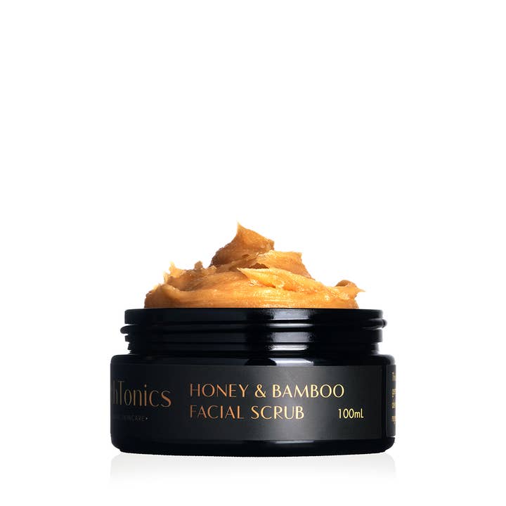 EarthTonics Botanical Skincare - Wholesale Facial Exfoliant/Scrub - Honey + Bamboo Facial Scrub