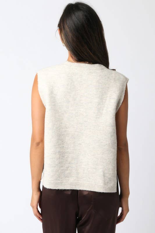 Olivaceous - Wholesale Sweater Vest - Women's - Kristin Knit Vest10