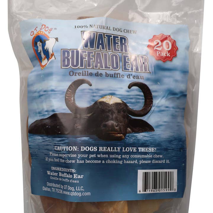 Oreilles de buffle d'eau pour la vente par QT Dog, LLC