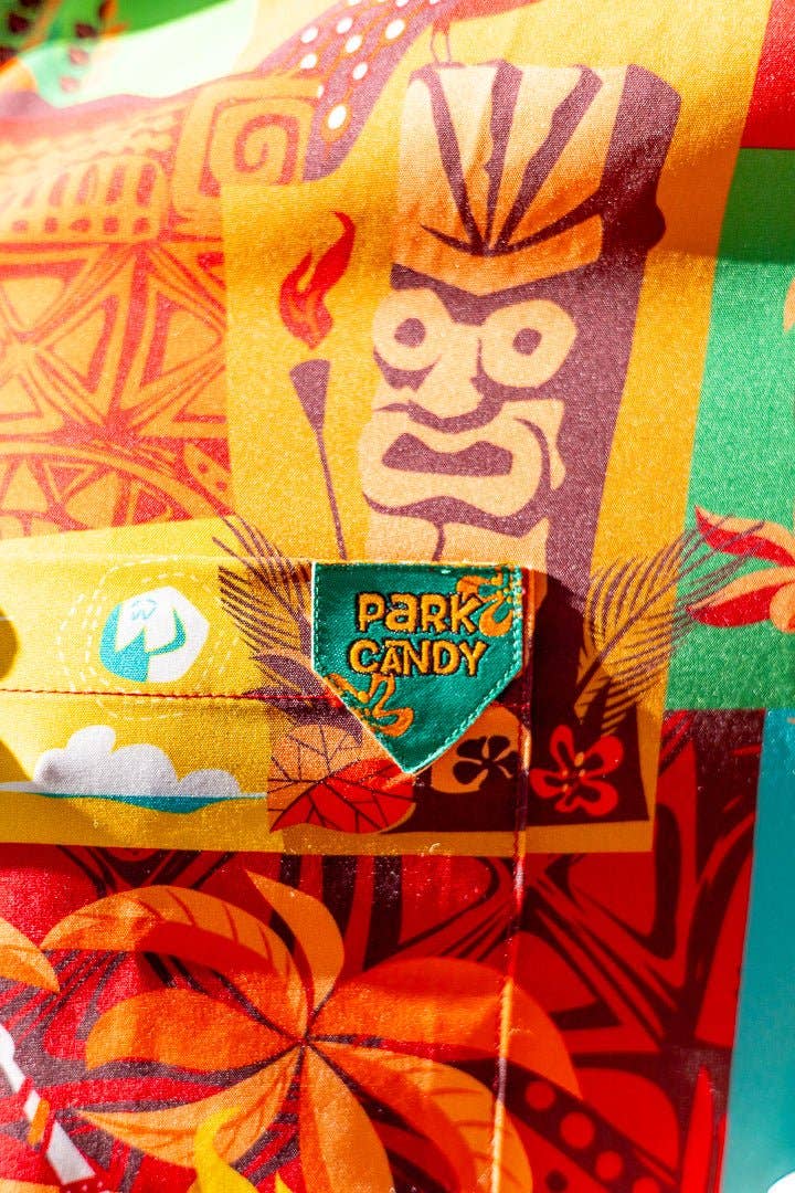 Park Candy - Wholesale Button Down Shirt - Unisex - Tiki-a-Go-Go Aloha Shirt5