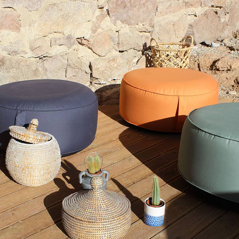 DECOSTARS - CmaDECO - Wholesale Pouf - BORNEO Inflatable Round Outdoor Ottoman3