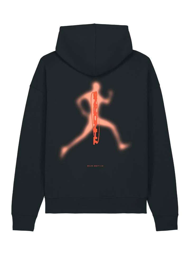 Vapor Pace Runner Oversize Hoodie - Black for wholesale by Thundernoise