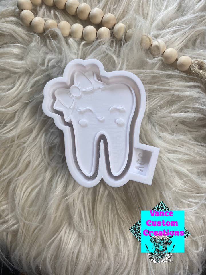 Tooth Freshie Mold for wholesale by Vance Custom Creations