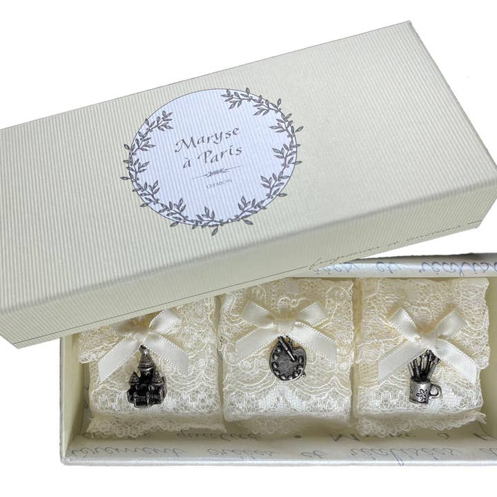 Montmartre - Låda med 3 påsar (Vita Blommor) för wholesale av Maryse a paris