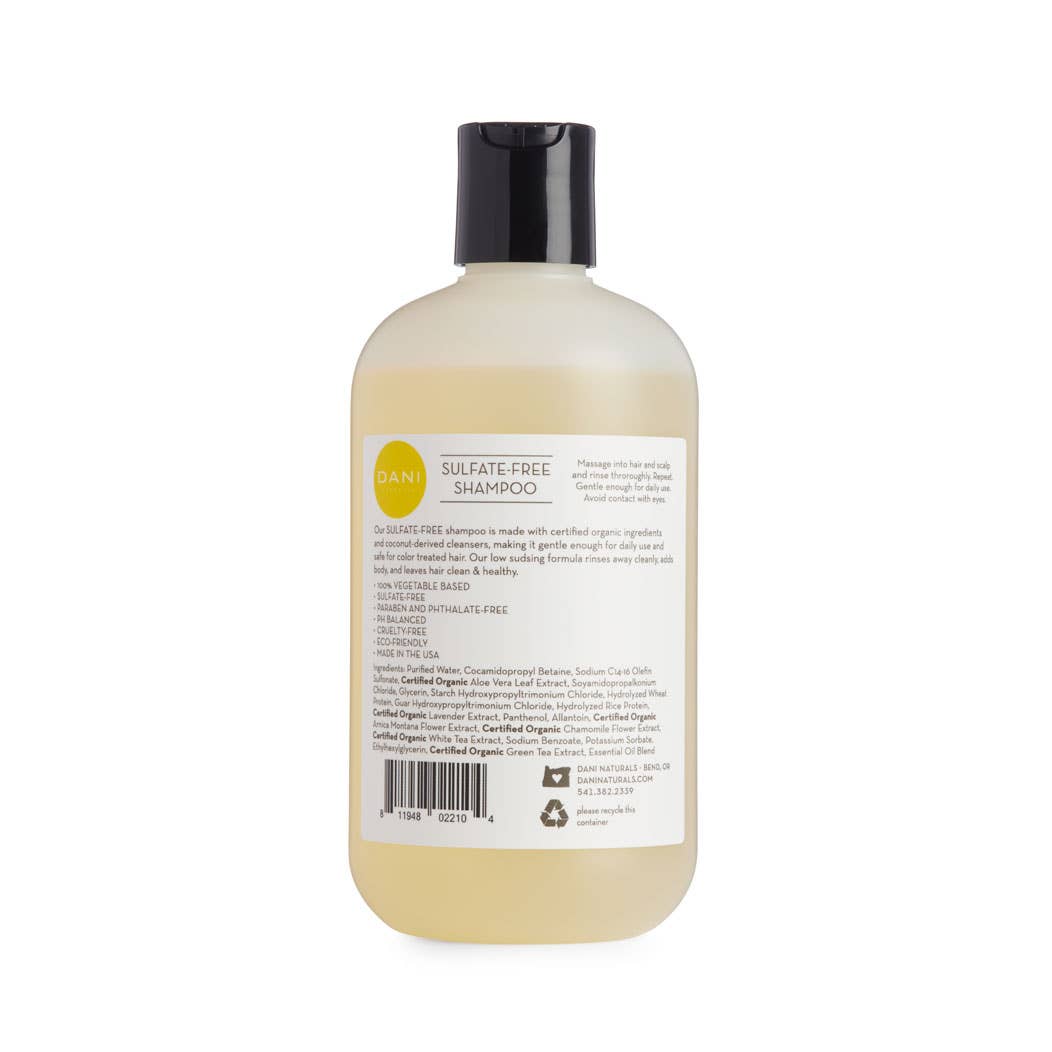 DANI Naturals - Wholesale Hair Shampoo - Sandalwood Vanilla Shampoo 12oz5