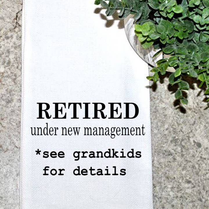 Retraité sous nouvelle gestion pour la vente par Geez Louise Goods