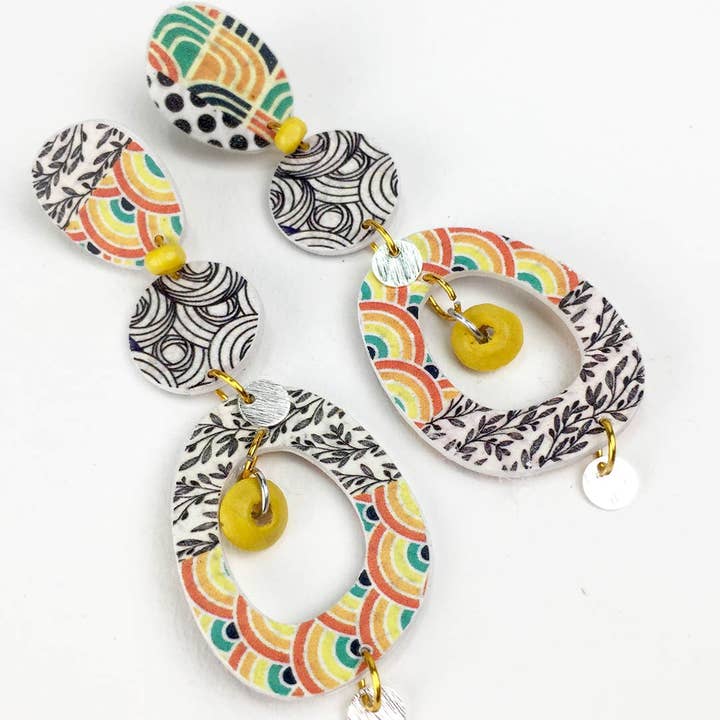 Pipapaper - Wholesale Dangle Earrings - Carolina 51
