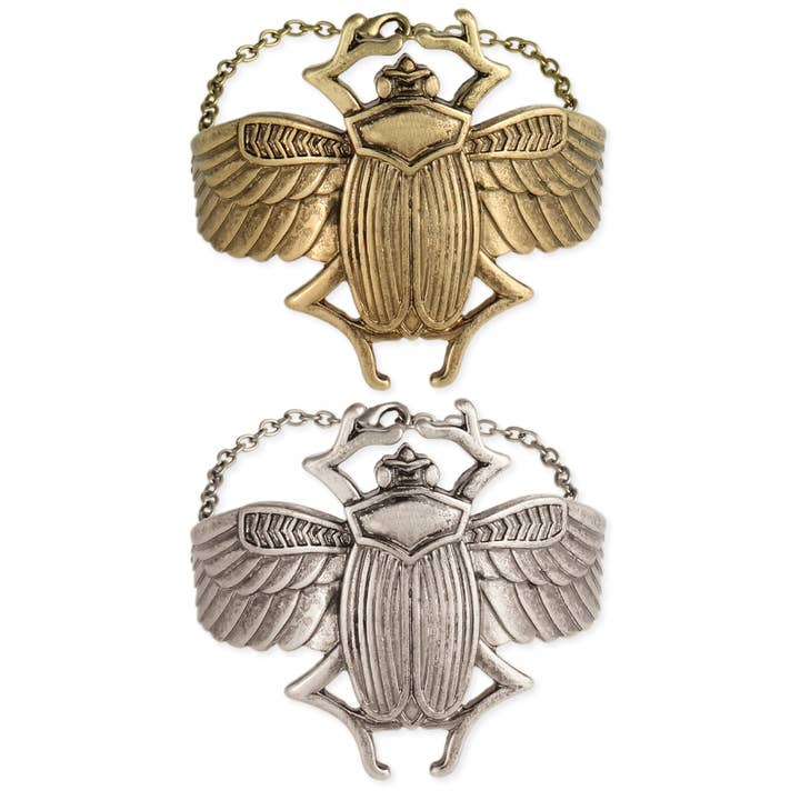 ZAD - Wholesale Manchet-armband - Egyptische godin grote scarabee beetle armband