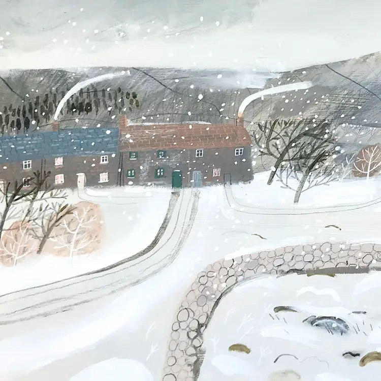 Paper Bird Publishing - Wholesale Everyday Greeting Card - Snow Hills0