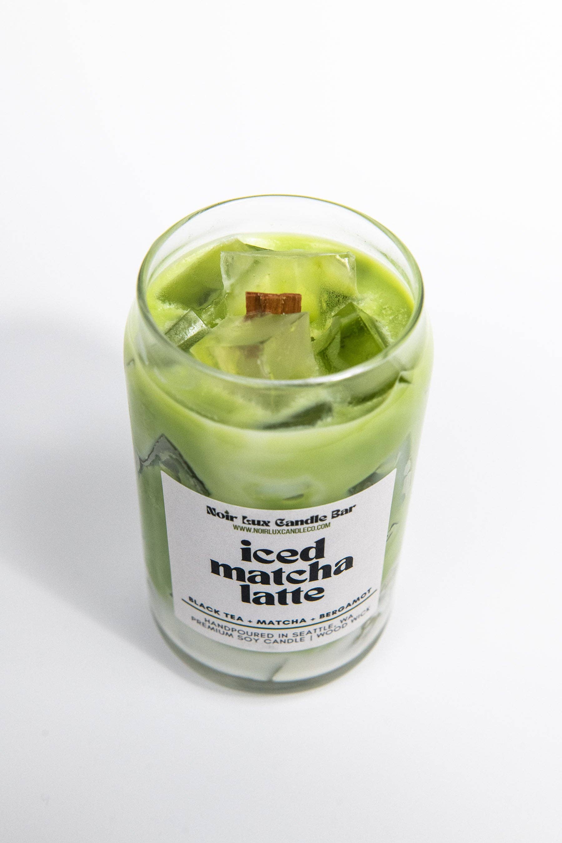 Noir Lux Candle Co - Wholesale Pot/gevulde kaars - Matcha Latte met ijs4