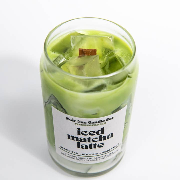 Noir Lux Candle Co - Wholesale Pot/gevulde kaars - Matcha Latte met ijs4