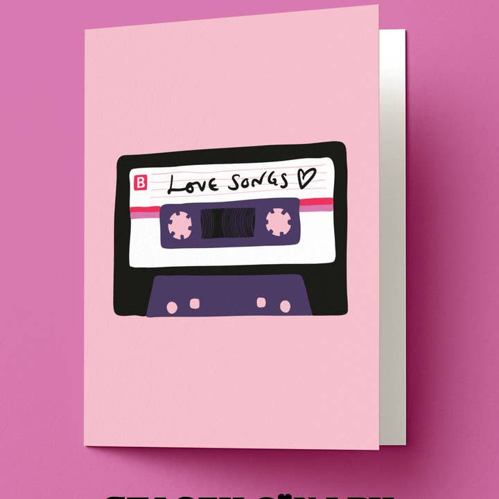 Stacey O'Nary - Wholesale Love Card - Mixtape Love Songs Valentine’s Day Card1