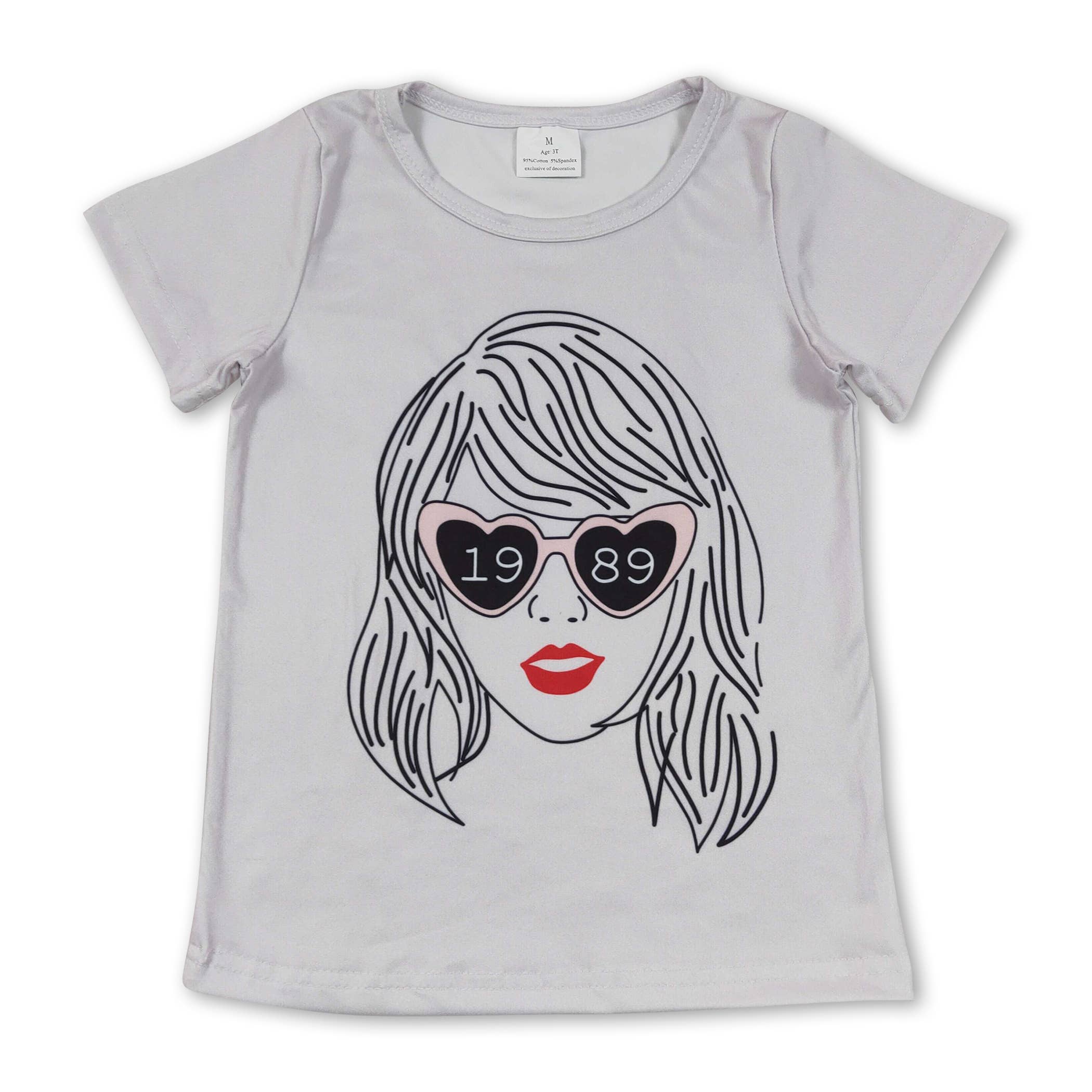 Yawoo Garments - Wholesale Screen Printed T-Shirt - Kids - Short sleeves screen printed singer girls shirts1
