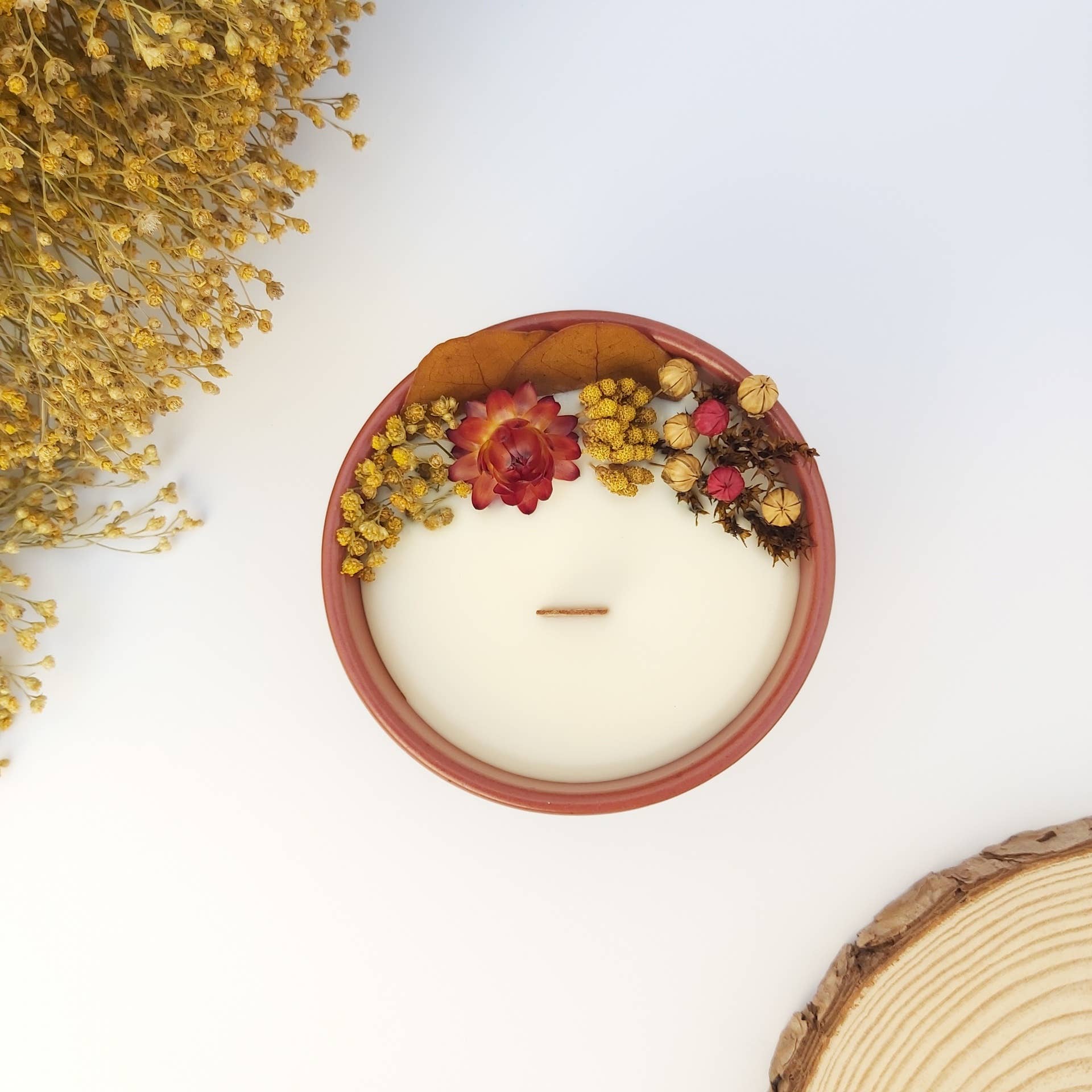 Saboaria da Sofia - Wholesale Jar/Filled Candle - Decorative candle - RED | Apple and Cinnamon1