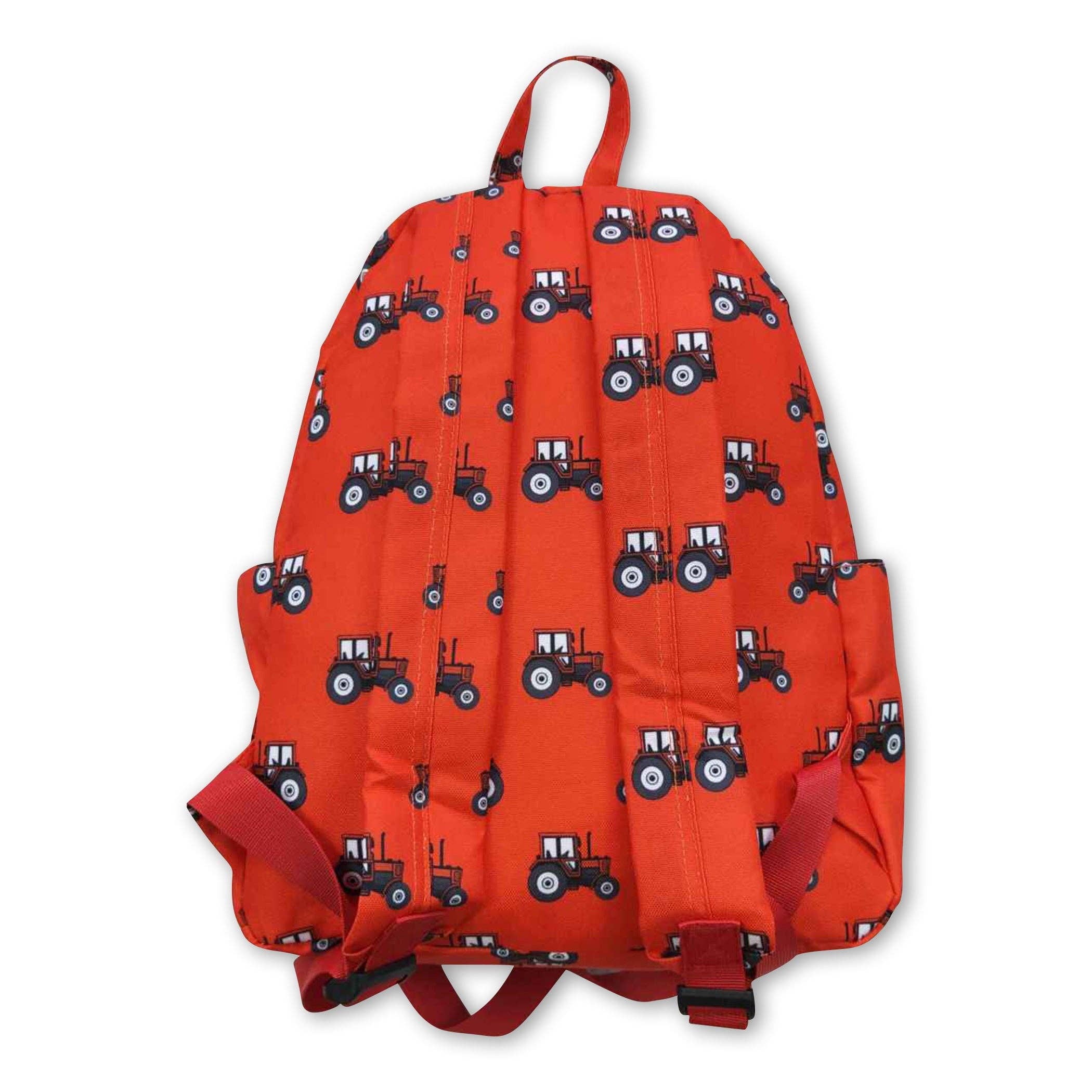 Yawoo Garments - Wholesale Backpack - Kids - Red tractor kids boy farm backpack1