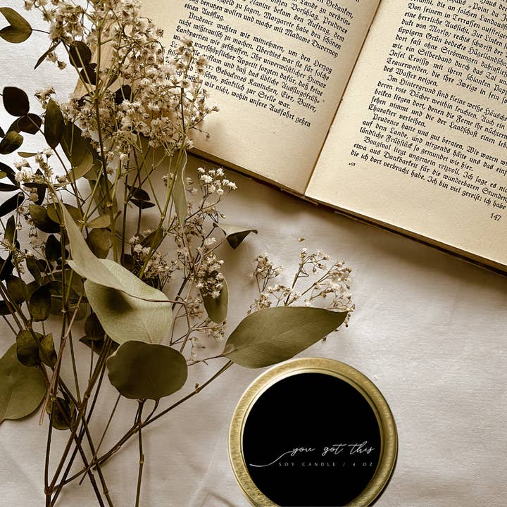 You Got This | 4 oz candle for wholesale by Benjamin Soap Co.